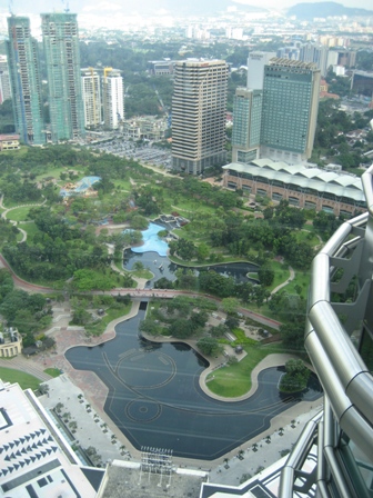 Куала-Лумпур: вид сверху